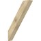 Ekena Millwork 6"W x 28"D x 40"H Traditional Rough Sawn Knee Brace, Douglas Fir BRC06X28X40TRA00RDF - alternate 1